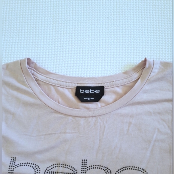 bebe Mirrored🪞 "bb" Rhinestone💎 Top - NWT - Picture 4 of 14